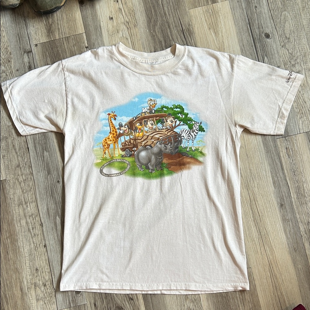 Micky Mouse Safari Animal Graphic Tee